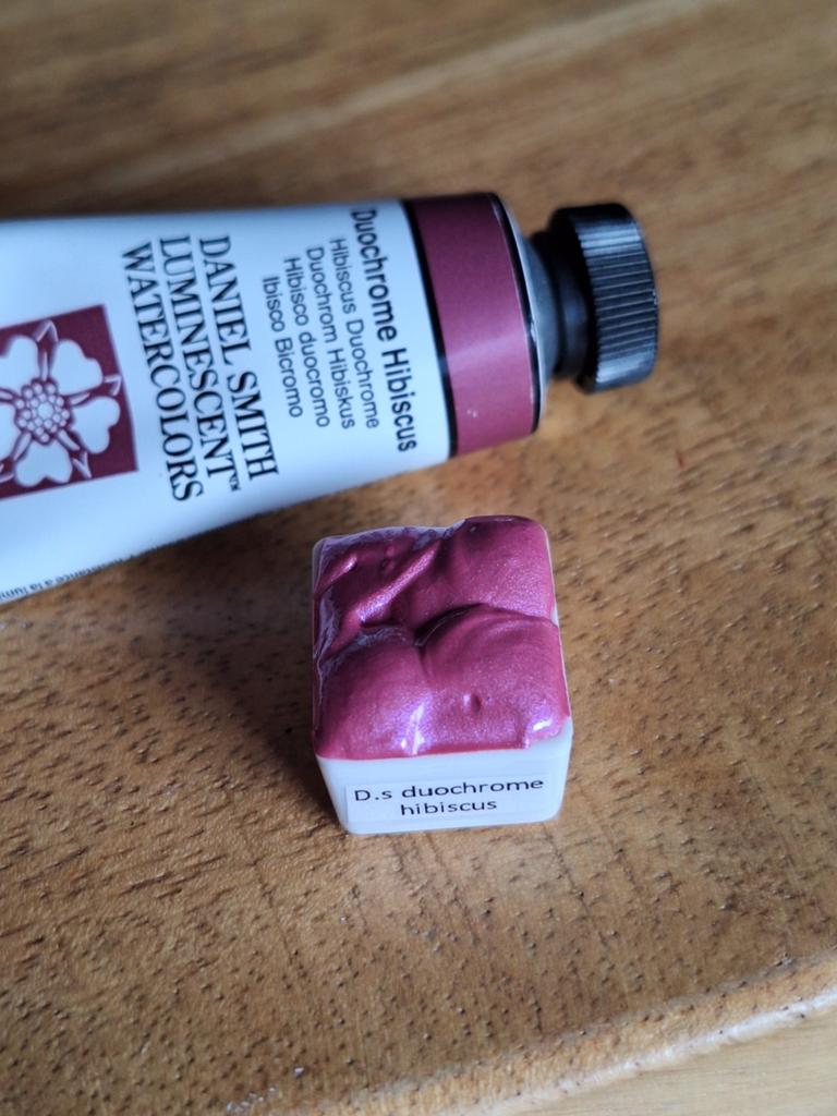 Daniel Smith Duochrome Hibiscus Waterverf ½ napje, Ophalen of Verzenden