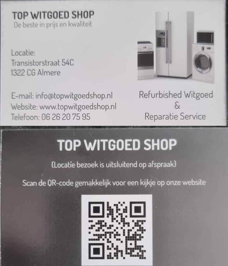Witgoed monteur regio Almere, Overige vormen, Overige niveaus, 33 - 40 uur, Geschikt als bijbaan