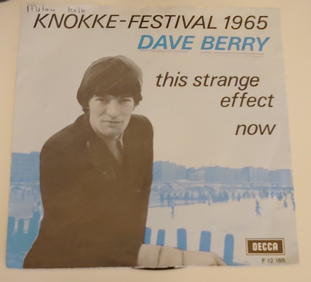 Dave Berry - This strange effect Mooie vinylsingle, Cd's en Dvd's, Gebruikt, 7 inch, Overige typen, Verzenden