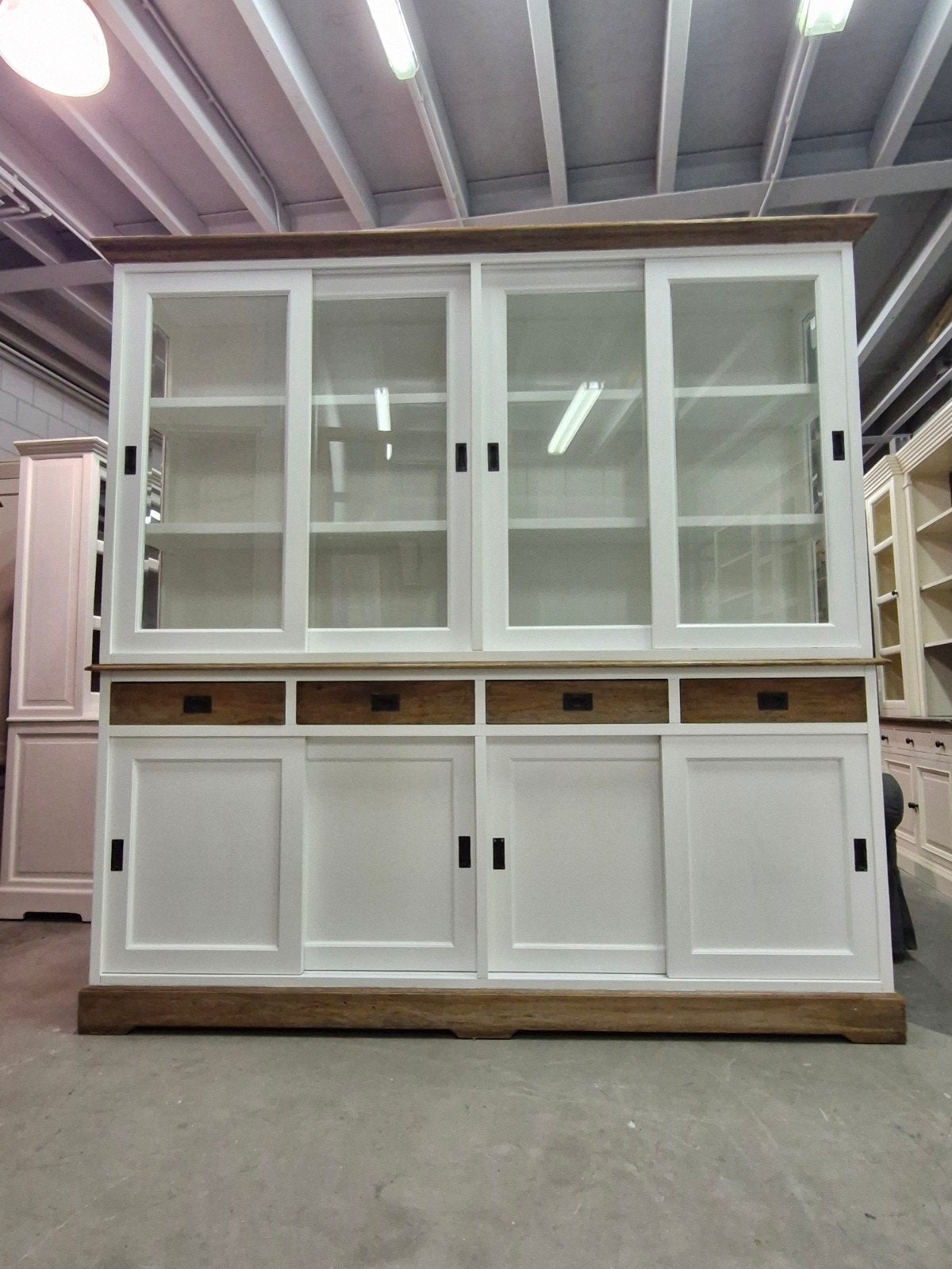 Een mooie 2-delige buffetkast, Ophalen, Nieuw, 25 tot 50 cm, 200 cm of meer