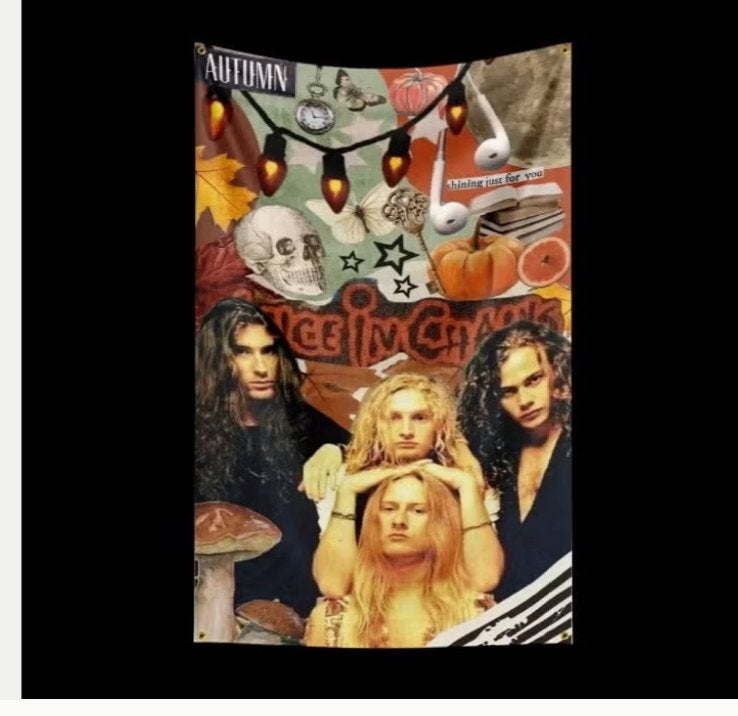Grote vlaggen Alice in Chains (150x90cm), Ophalen of Verzenden, Nieuw