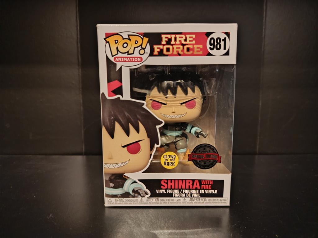 Shinra with Fire 981 (gitd) exclusive Fire Force, Ophalen of Verzenden, Nieuw