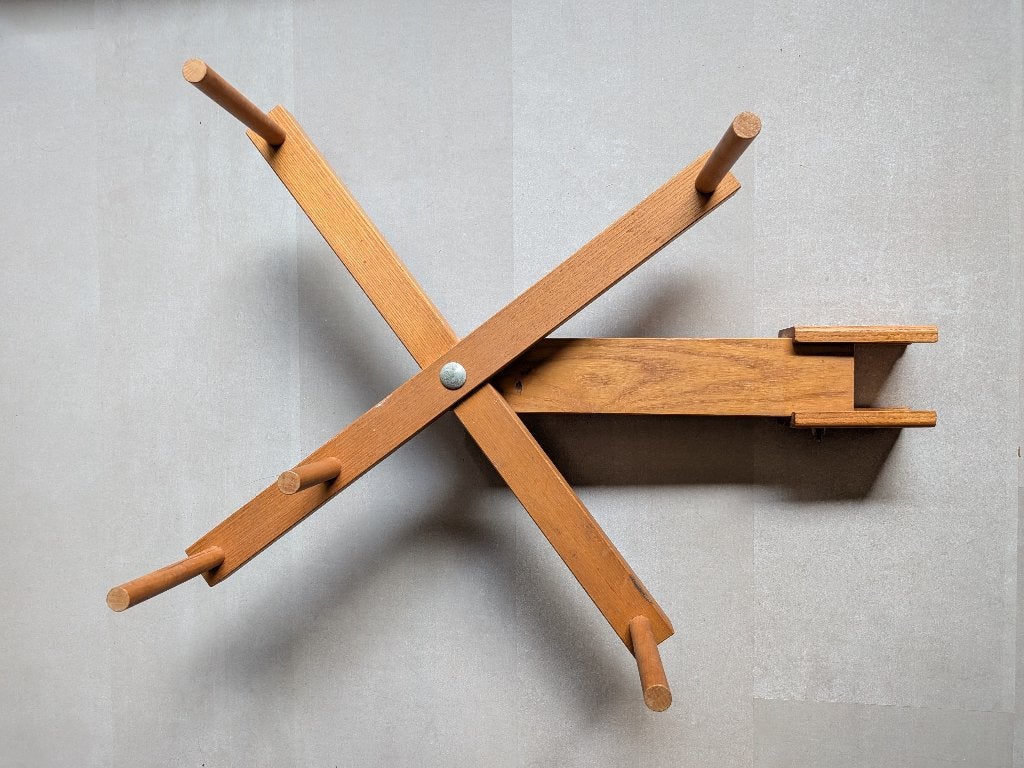 Louet wolhaspel molenhaspel, Hobby en Vrije tijd, Spinnewielen en Spinnen, Ophalen, Gebruikt, Spinwol