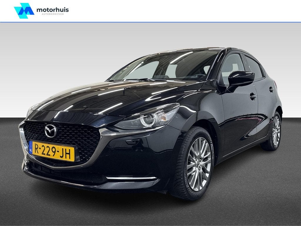 Mazda 2 1.5 Skyactiv-G Luxury, Auto's, Mazda, Stof, 4 cilinders, Zwart, Origineel Nederlands