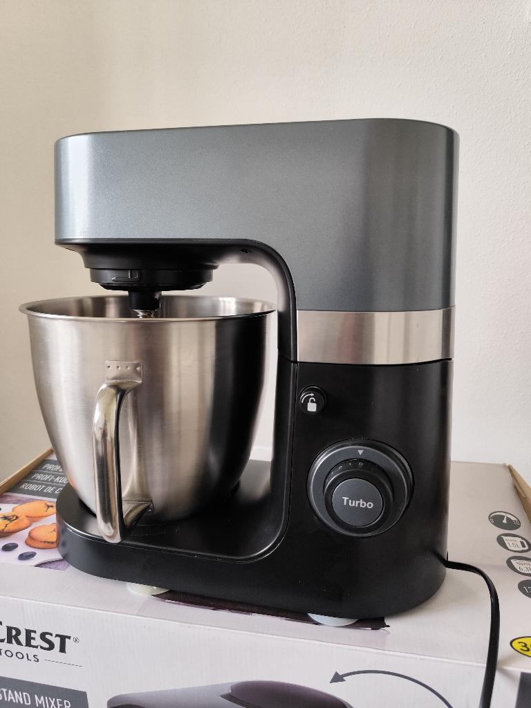 Keukenmachine Silvercrest, Witgoed en Apparatuur, Keukenmixers, 4 liter of meer, Ophalen of Verzenden, Zo goed als nieuw, 3 snelheden of meer
