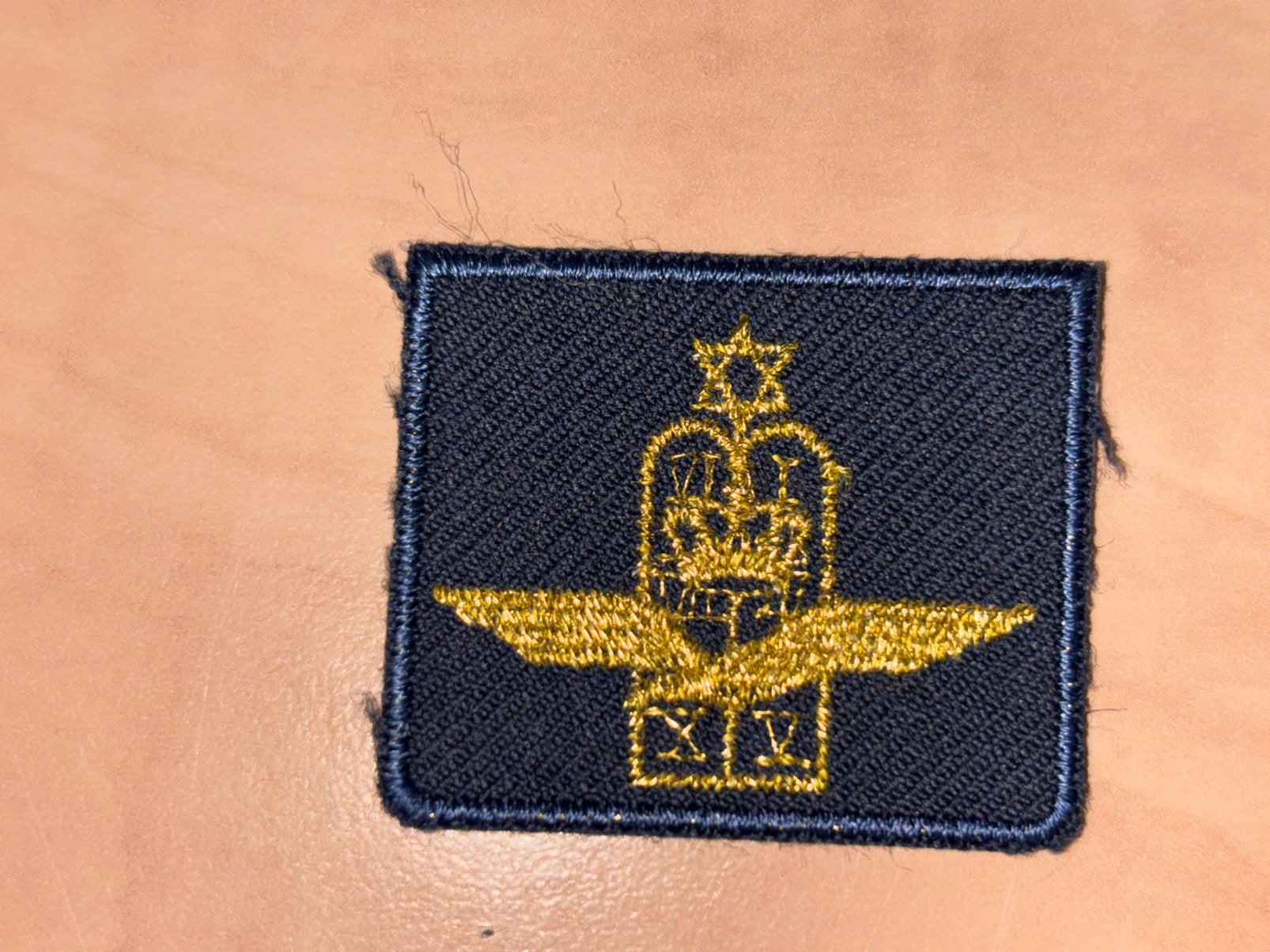 Brevet rabbijn avondtenue luchtmacht, Verzenden, Luchtmacht, Nederland, Embleem of Badge