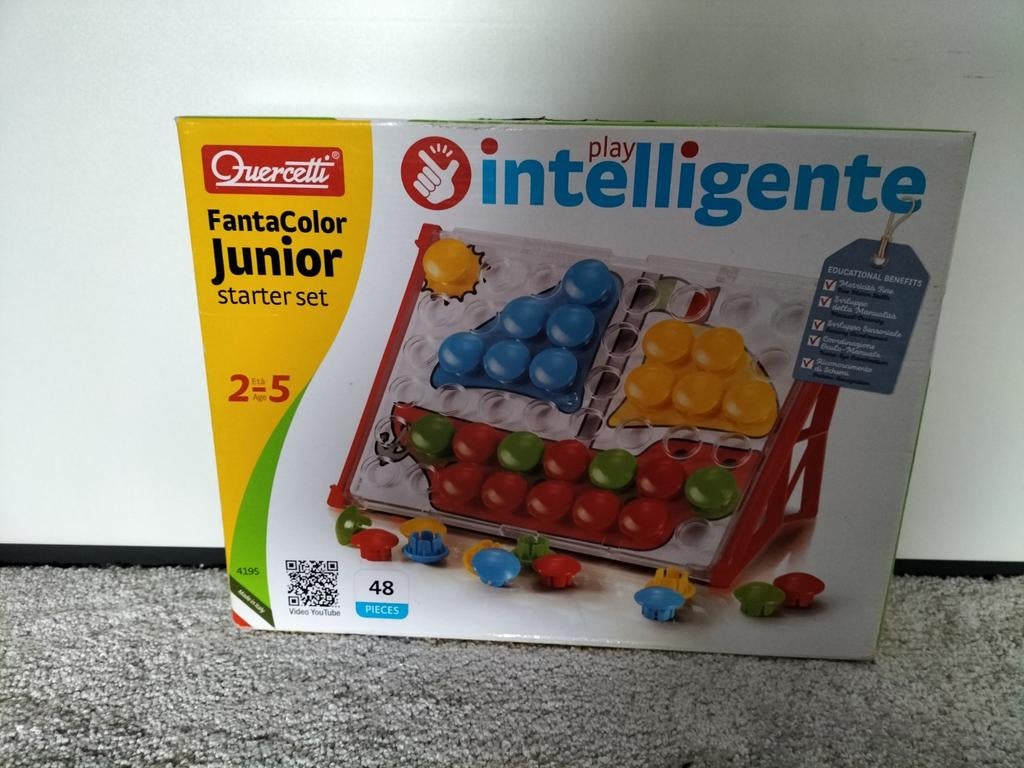Quercetti Fantacolor junior starter set, Ophalen of Verzenden, Gebruikt, Puzzelen
