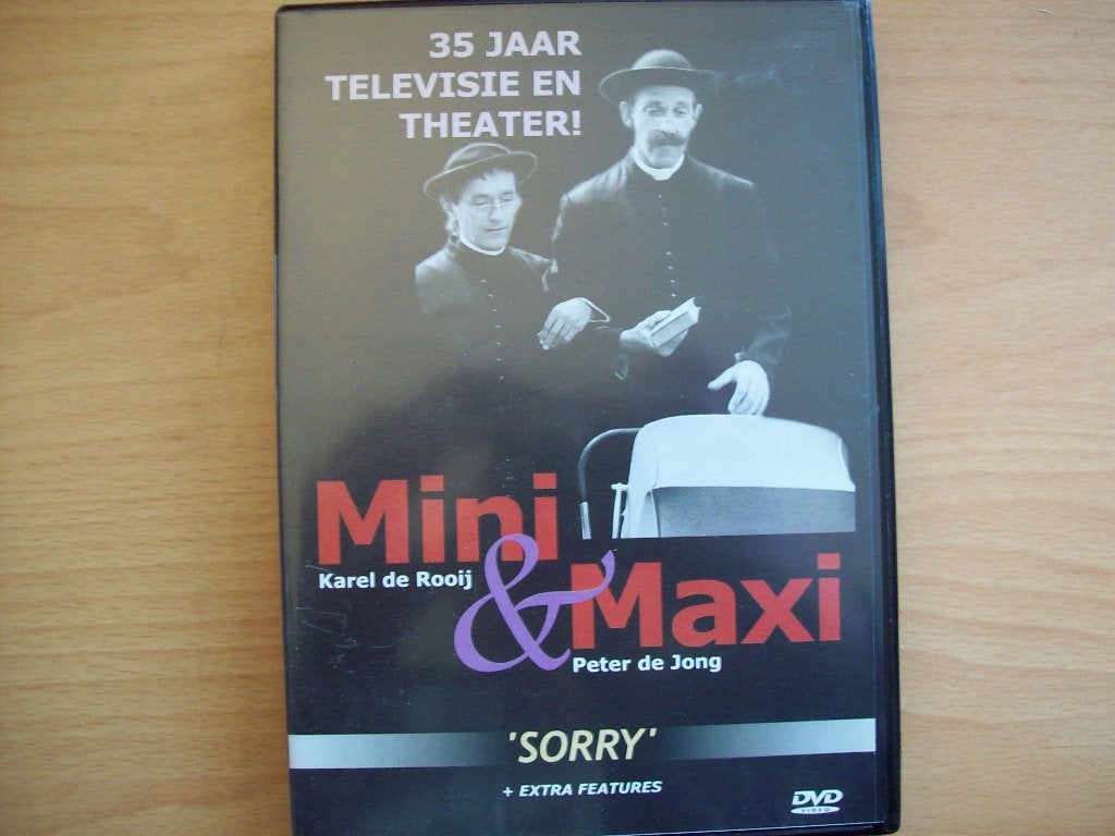 Mini & Maxi - Sorry (35 Jaar Televisie En Theater!) 1309, Stand-up of Theatershow, Mini & Maxi, Alle leeftijden, Ophalen of Verzenden