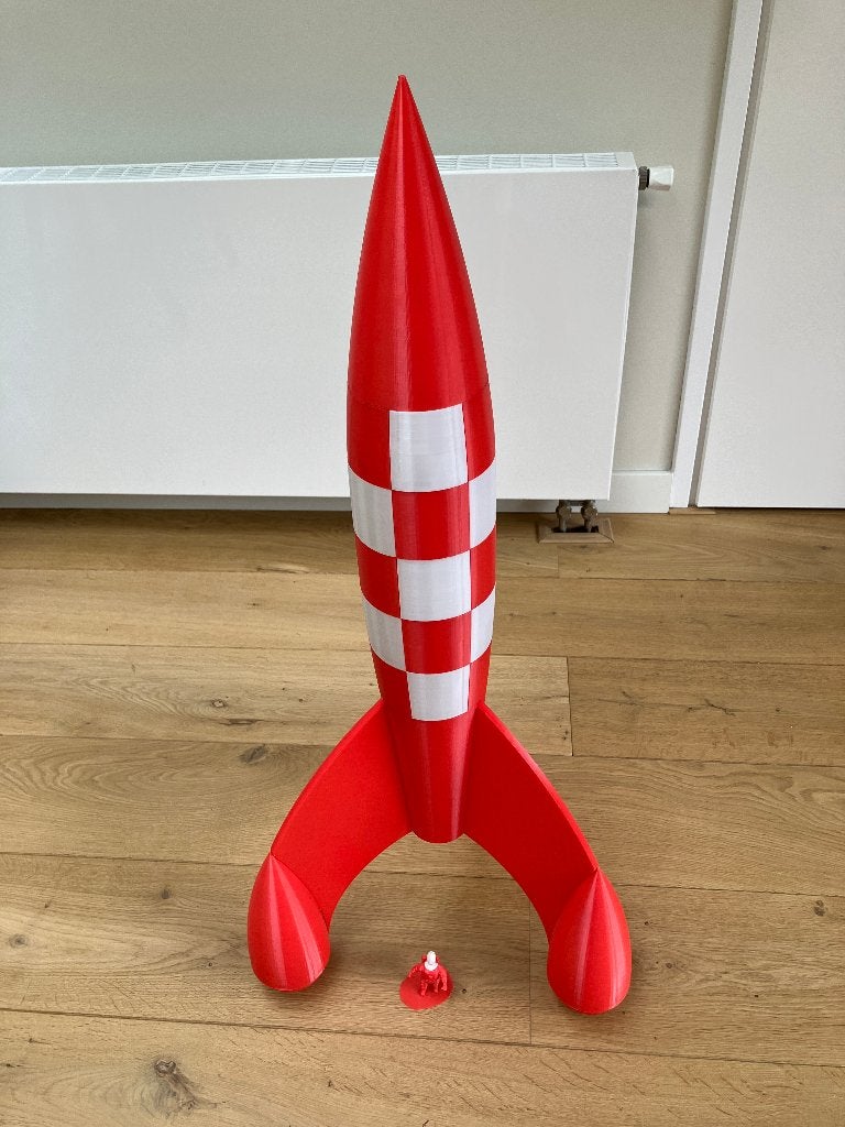 Kuifje Raket, Ophalen, Kuifje, Zo goed als nieuw, Beeldje of Figuurtje