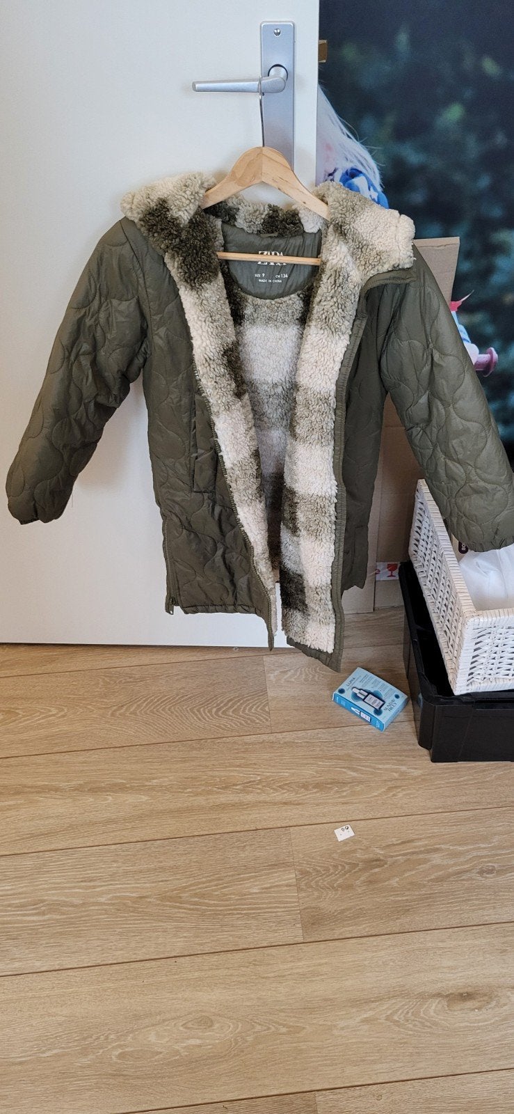 Zara Herfst/Winterjas 134, Ophalen of Verzenden, Gebruikt, Meisje, Jas