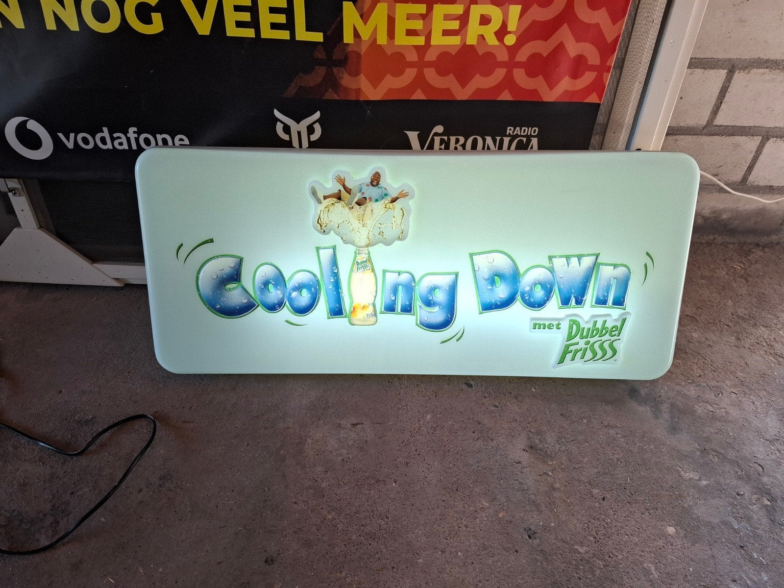 Cooling Down lichtbak - Reclamebord met verlichting, Ophalen, Gebruikt, Meerkleurig, Overige stijlen