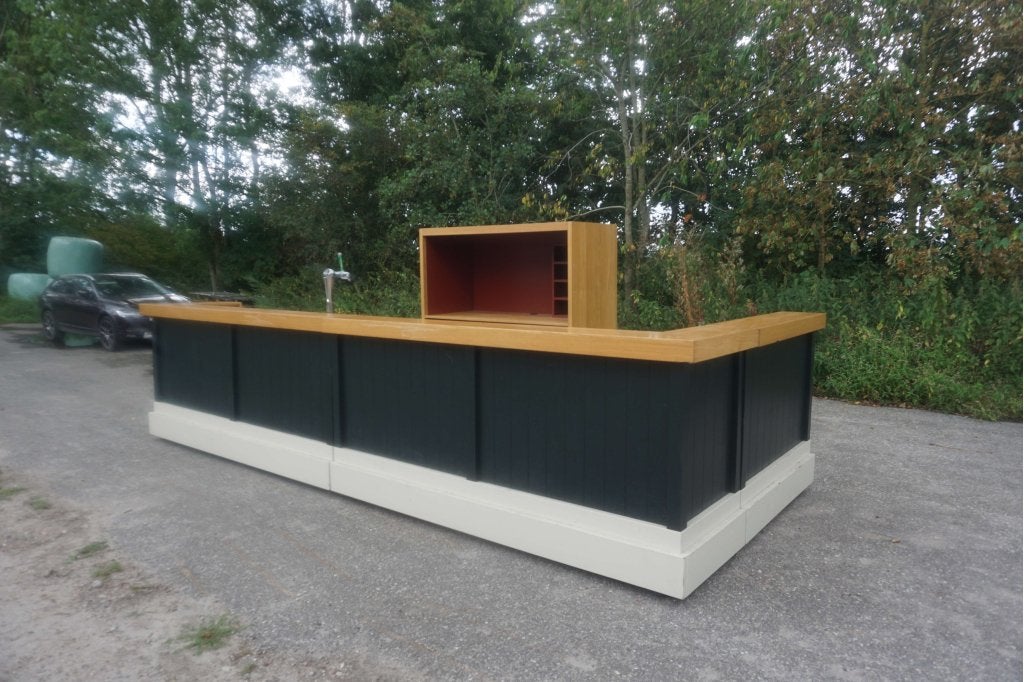Rijdbare en inklapbare bar tapkast barmeubel buffet - Set, Niet ingevuld, Niet ingevuld, Ophalen, Niet ingevuld