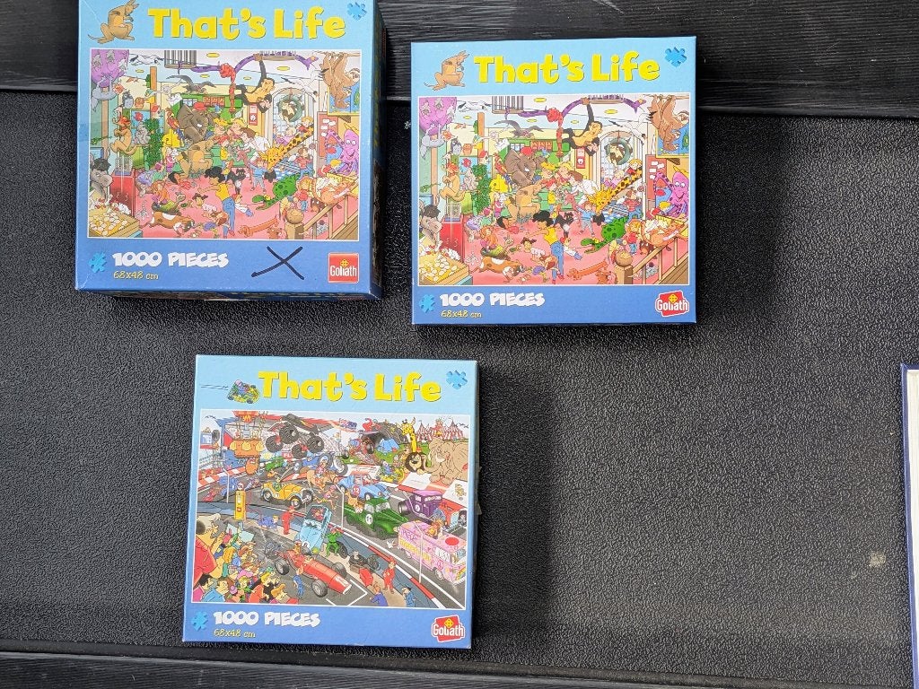 Legpuzzel That's Life 1000 stukjes, Ophalen of Verzenden, 500 t/m 1500 stukjes, Gebruikt, Legpuzzel