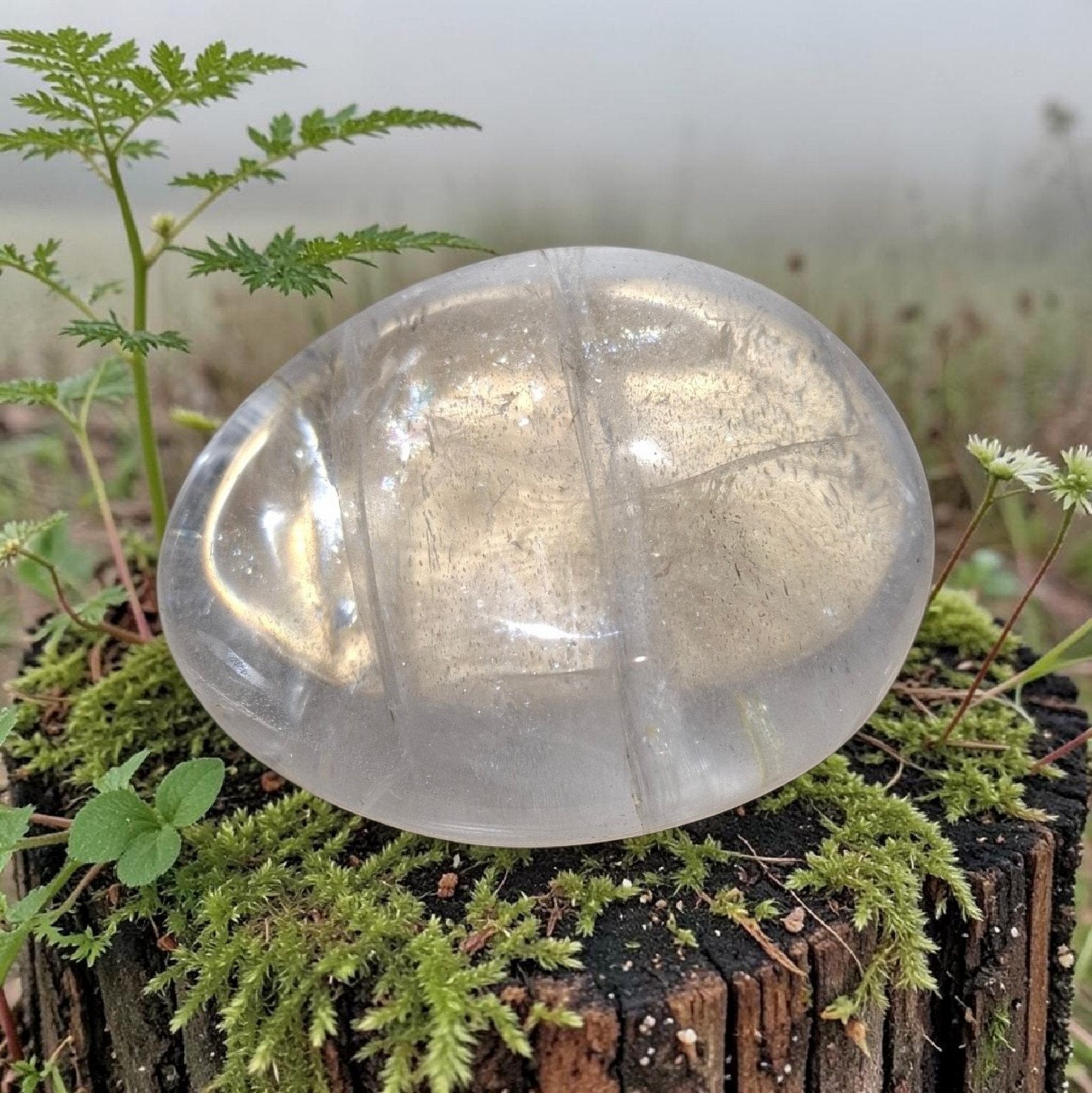 Bergkristal handsteen ( SALE SALE SALE), Ophalen of Verzenden, Mineraal