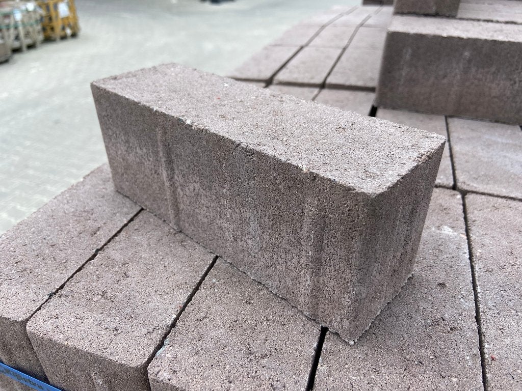 Dikformaat betonklinker 21x7x8 cm Mangaan A-Keus - J&W 157, Ophalen, Klinkers, Nieuw, 10 m² of meer