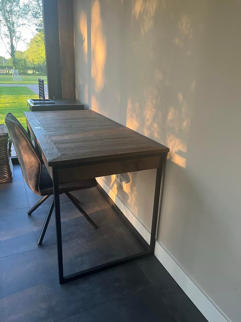Riviera Maison Shelter Island Bureau 150x70 - Zo goed als ni, Ophalen, Zo goed als nieuw, Rechthoekig, 50 tot 100 cm