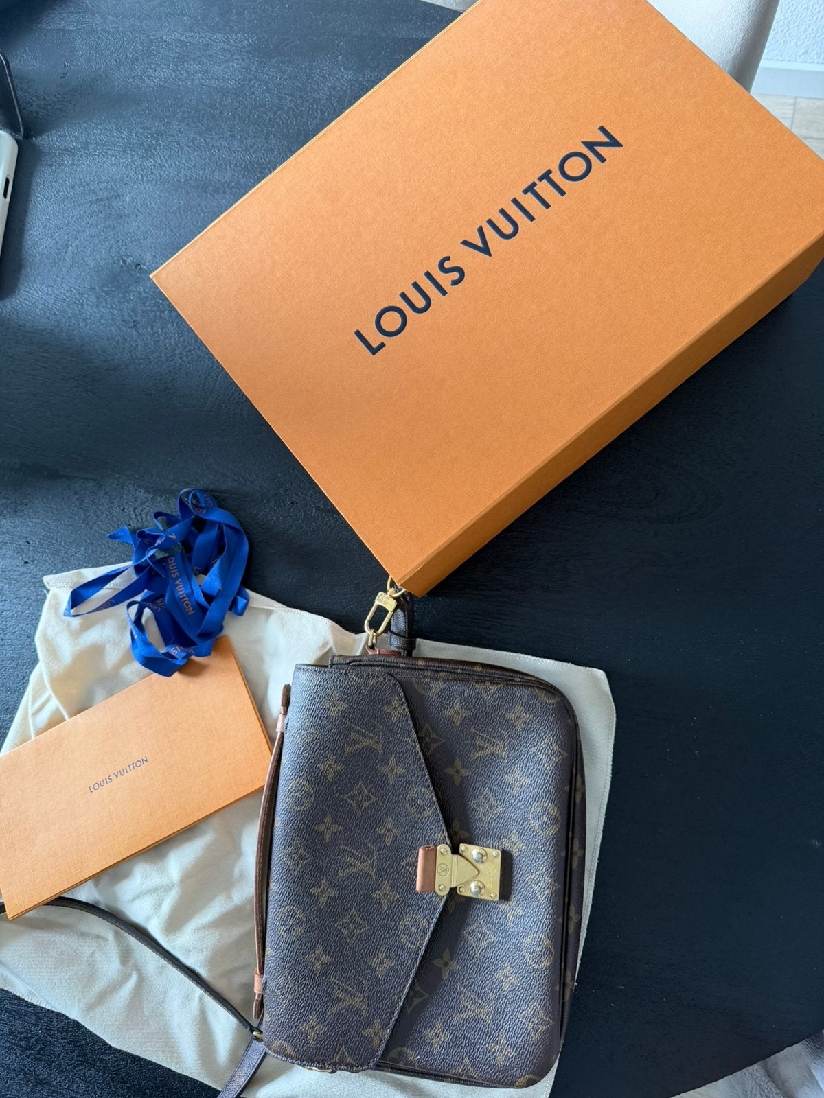 Louis vuitton pochette metis, Ophalen, Zo goed als nieuw, Bruin, Schoudertasje