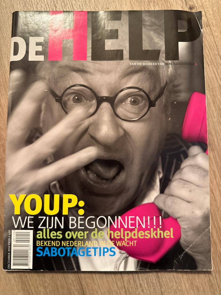 De Help Magazine - Youp van 't Hek - December 2010, Boeken, Tijdschriften en Kranten, Ophalen of Verzenden, Gelezen, Overige typen