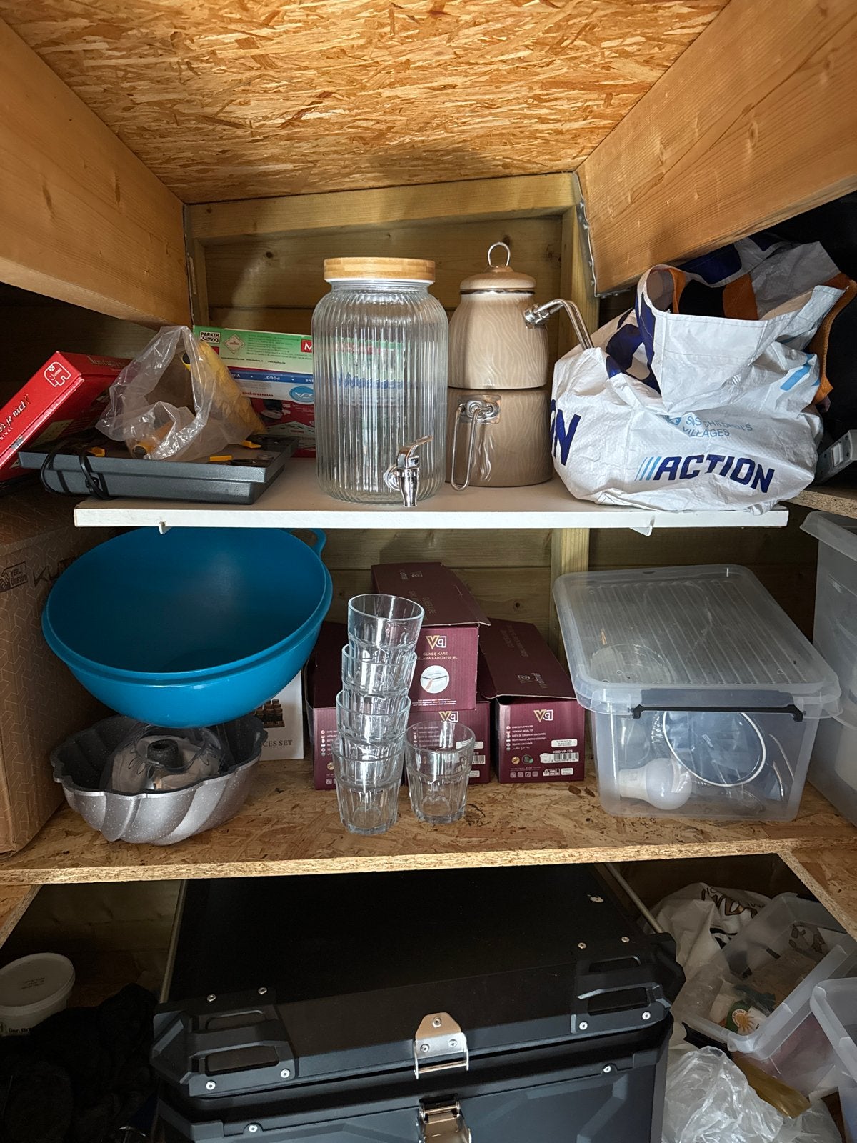 Diverse keukengerei en benodigdheden - Leegverkoop, Huis en Inrichting, Ophalen of Verzenden, Meerkleurig, Overige merken, Glas