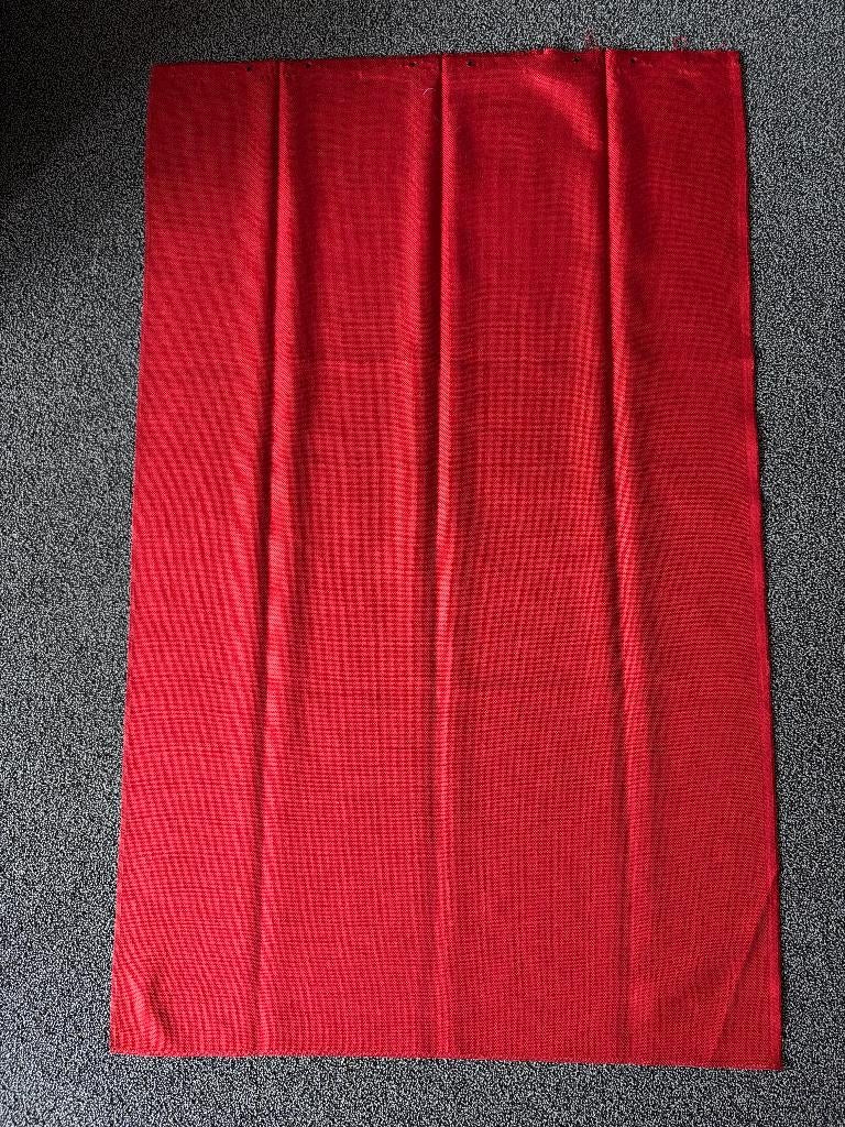 Lap stof De Ploeg Sivert 70 x 110 cm gordijnstof rood, Ophalen of Verzenden, Zo goed als nieuw, 30 tot 120 cm, Polyester
