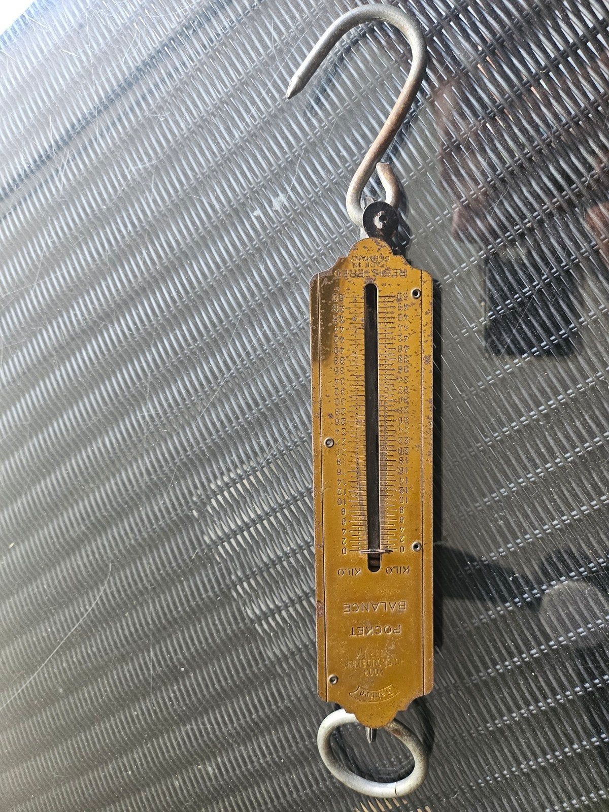 Vintage Pocket Balance Hangweegschaal - Made in Germany, Ophalen of Verzenden, Gebruikt