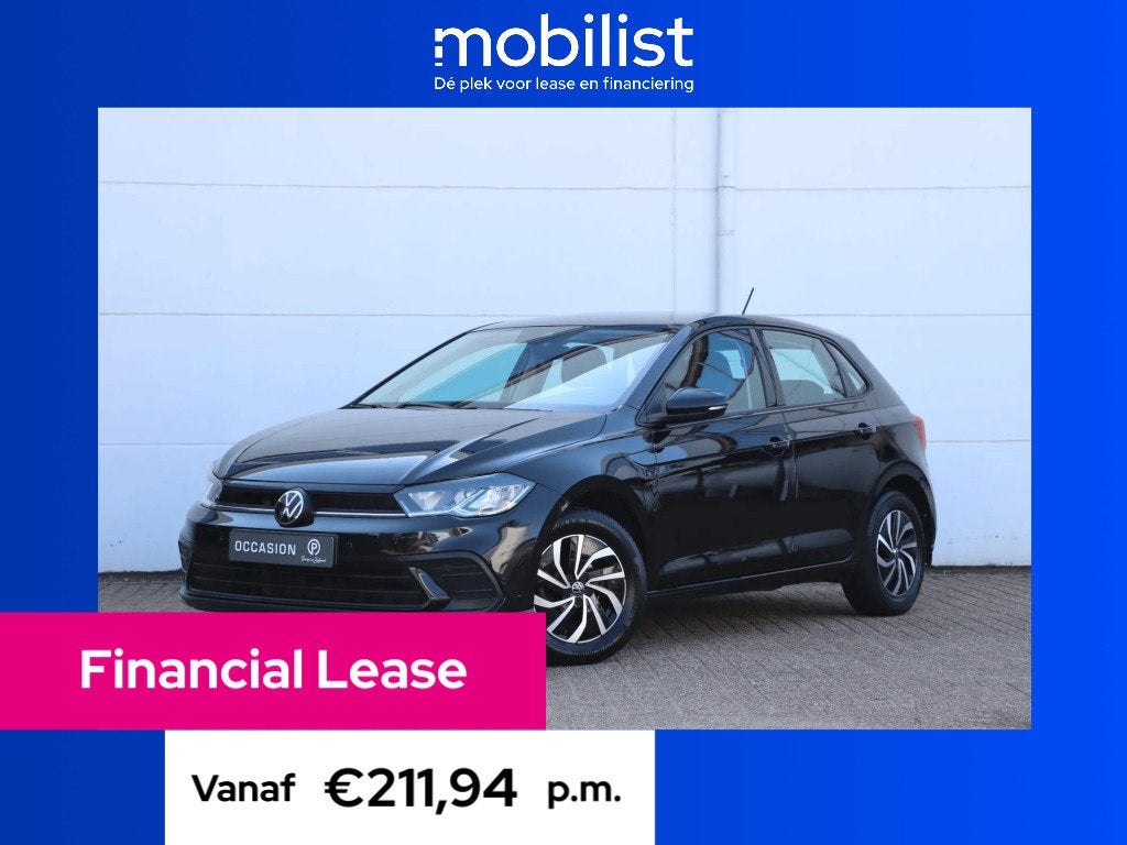 Volkswagen Polo 1.0 TSI Life (bj 2021), LED verlichting, Gebruikt, 1072 kg, Bedrijf