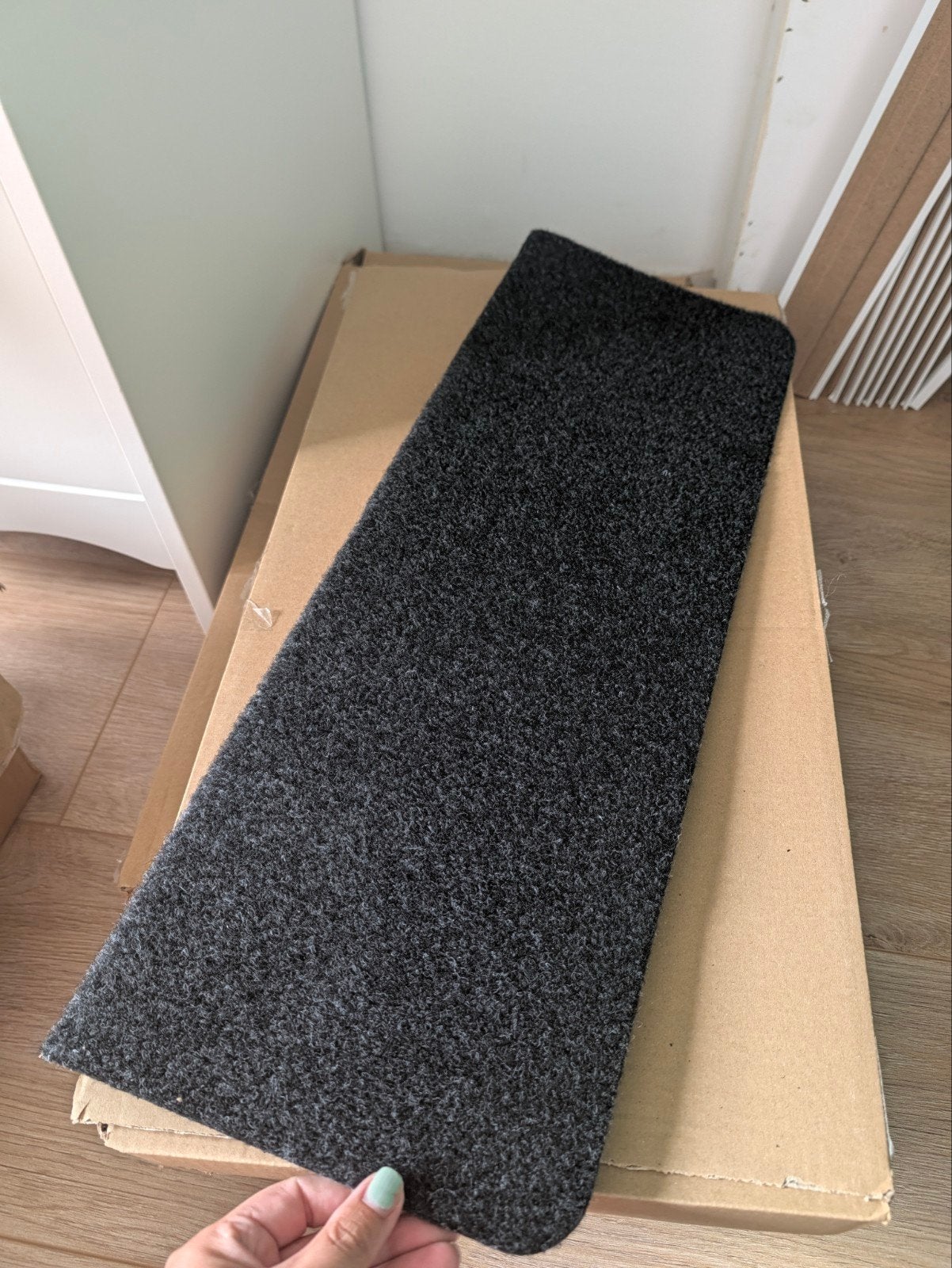 Elite Trapmatten Antraciet Zwart - 25 stuks, Huis en Inrichting, Nieuw, Minder dan 50 cm, Modern, Rechthoekig