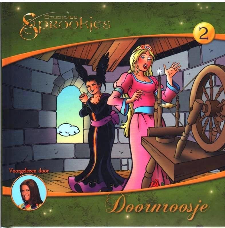 Sprookjesboeken met CD - Doornroosje en Roodkapje - foto's, Boeken, 5 of 6 jaar, Jongen of Meisje, Ophalen of Verzenden, Zo goed als nieuw
