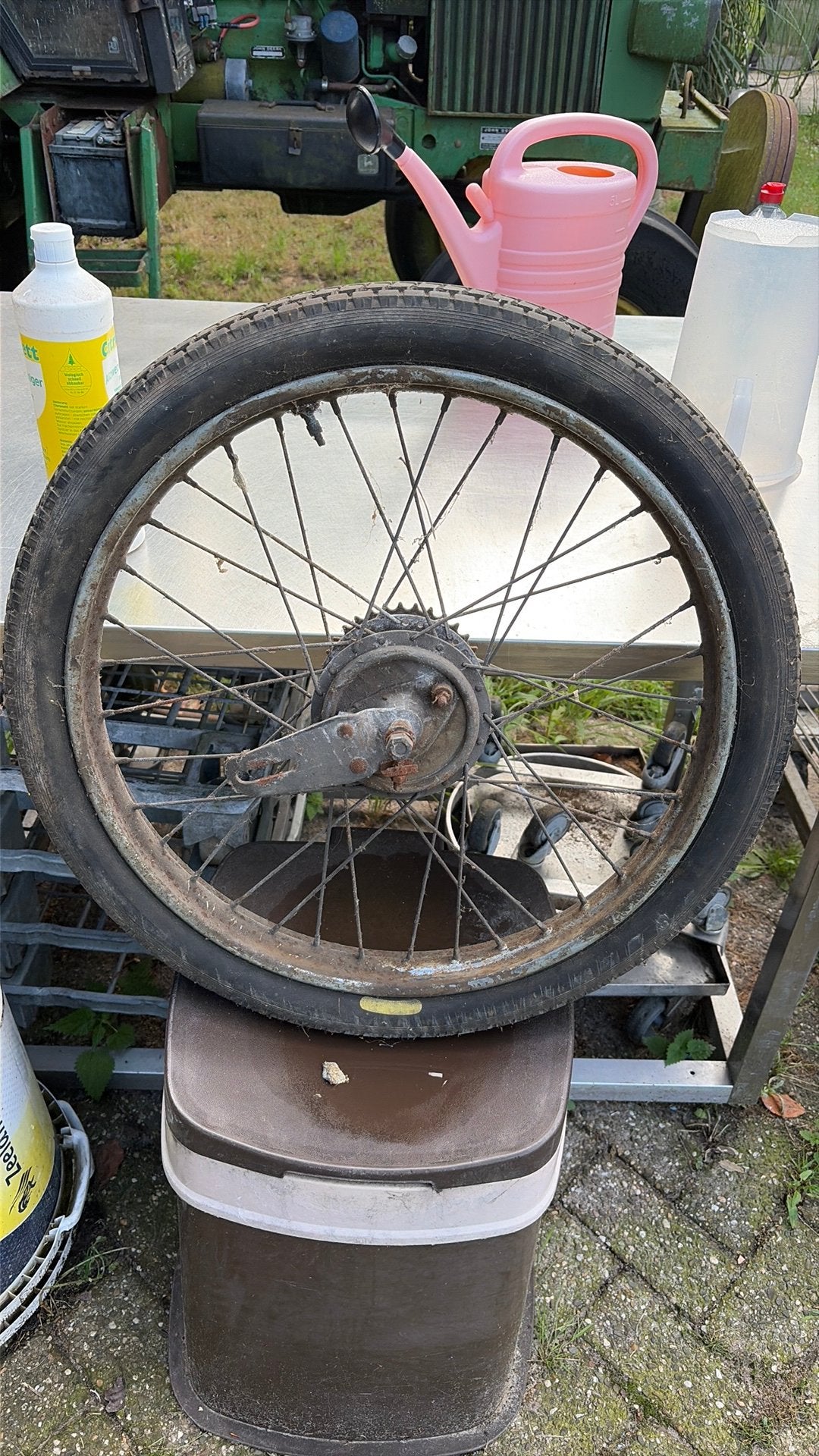 Achter wiel Oldtimer ?, Fietsen en Brommers, Ophalen, Gebruikt, Overige merken