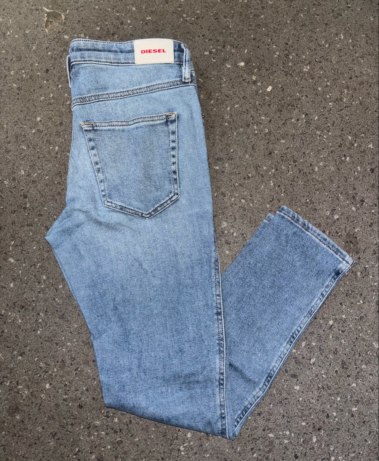Diesel Babhila Slim Skinny Regular Waist Jeans, Blauw, Ophalen of Verzenden, Zo goed als nieuw, Maat 36 (S)