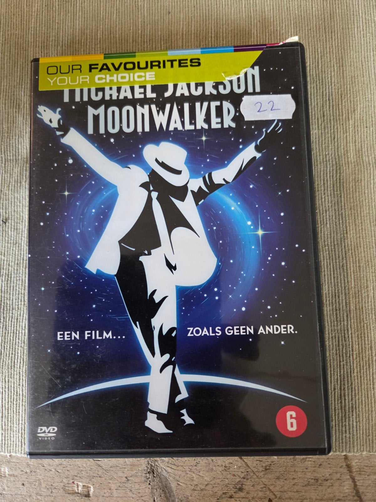 Michael Jackson - Moonwalker DVD, Vanaf 6 jaar, Ophalen of Verzenden, Gebruikt