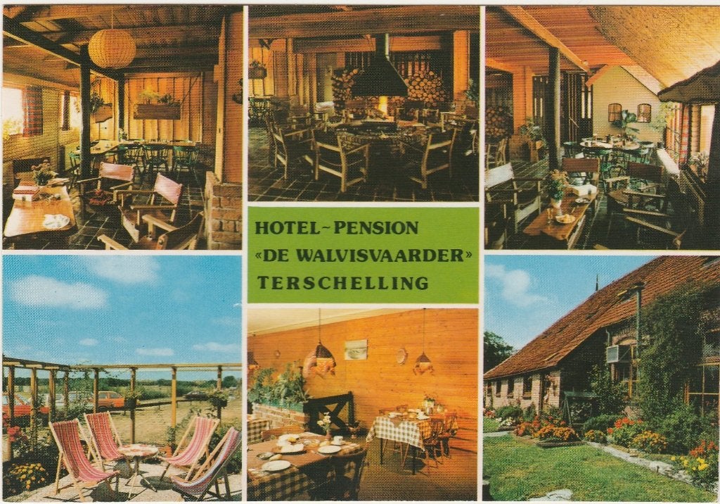 LIES Hotel Pension De Walvisvaarder, Verzamelen, Verzenden, 1980 tot heden, Ongelopen, Waddeneilanden