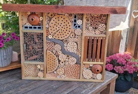 Wilde bijen hotel insectenhotel vlinderkast, Ophalen of Verzenden, Nieuw