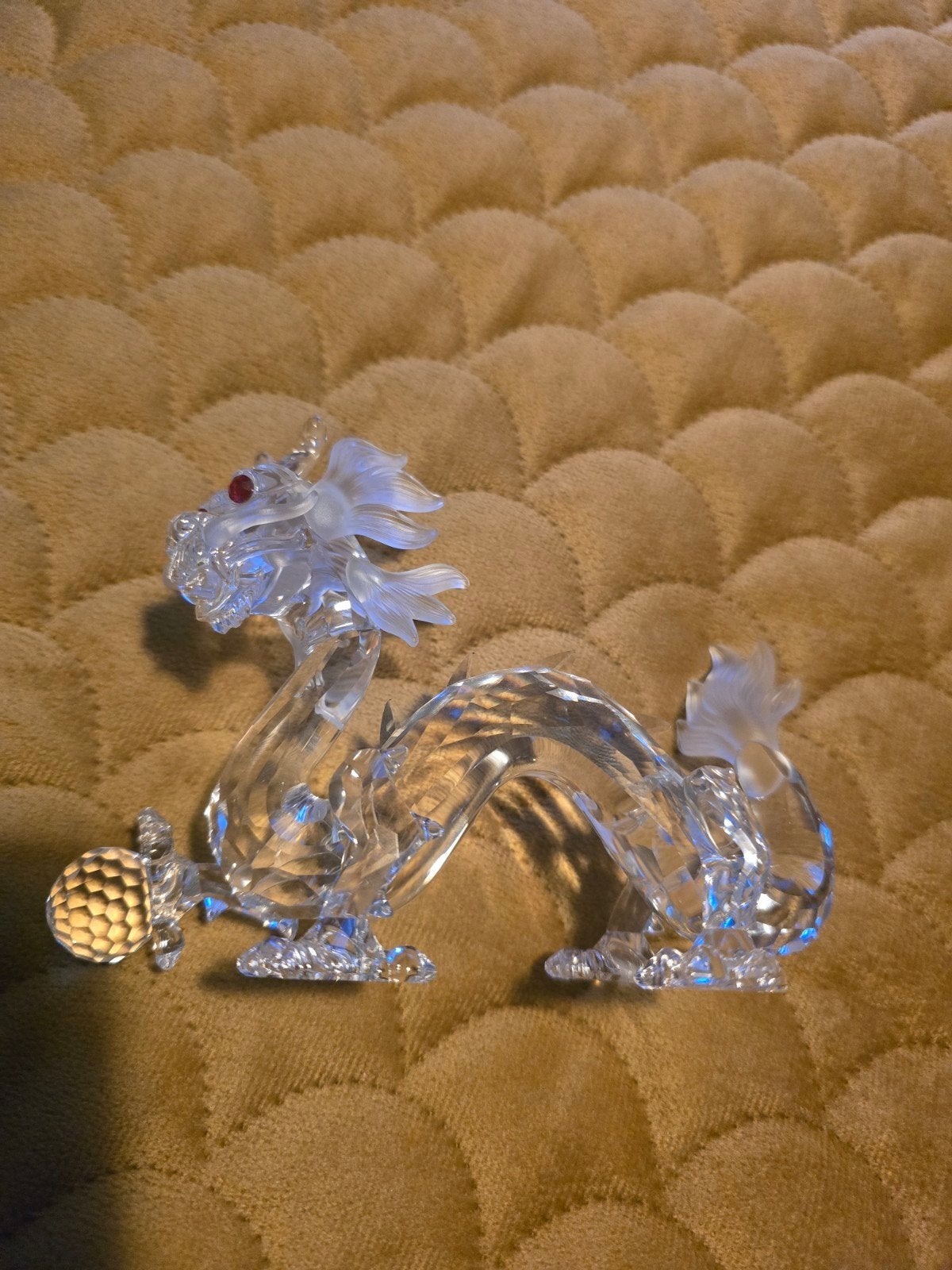 Swarovski Draak Kristal - Zonder Doos of Certificaat, Verzamelen, Ophalen of Verzenden, Gebruikt, Figuurtje