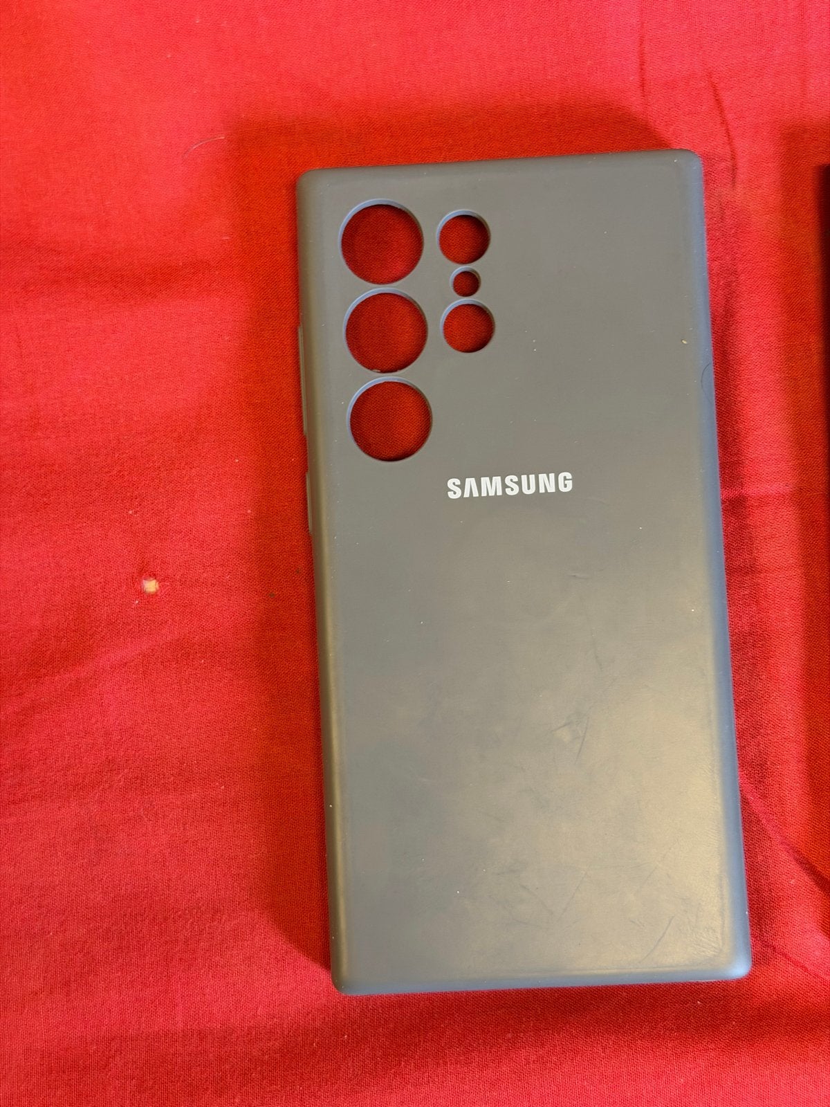 Samsung Galaxy S24Ultra Hoesje - Grijs 500euro, Ophalen of Verzenden, Gebruikt, Overige modellen, Hoesje of Tasje