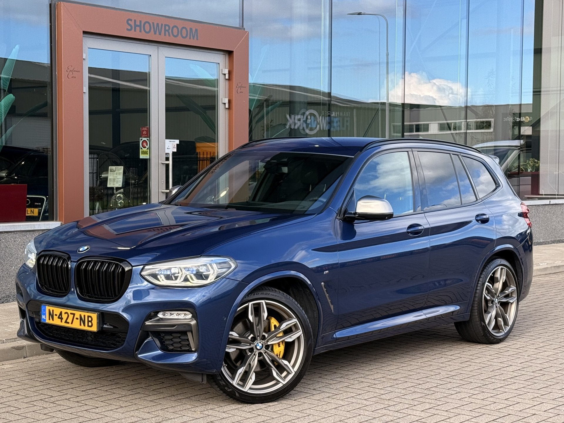 BMW X3 M40i xDrive High Executive | Cruise | Stoelverwarming, Auto's, Automaat, Gebruikt, 2000 kg, Blauw