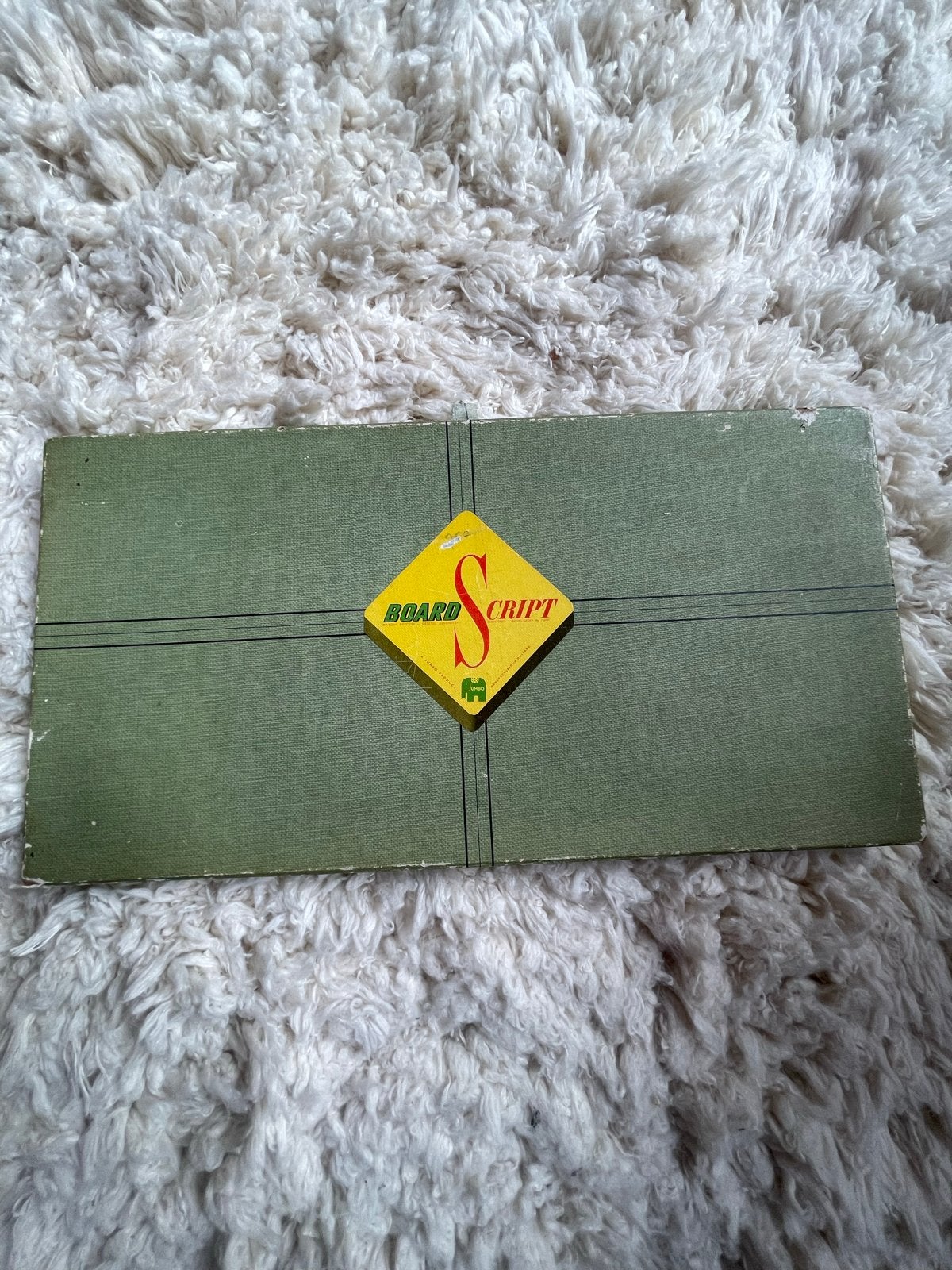 Vintage Board Script Spel - Compleet en in goede staat, Drie of vier spelers, Ophalen of Verzenden, Gebruikt