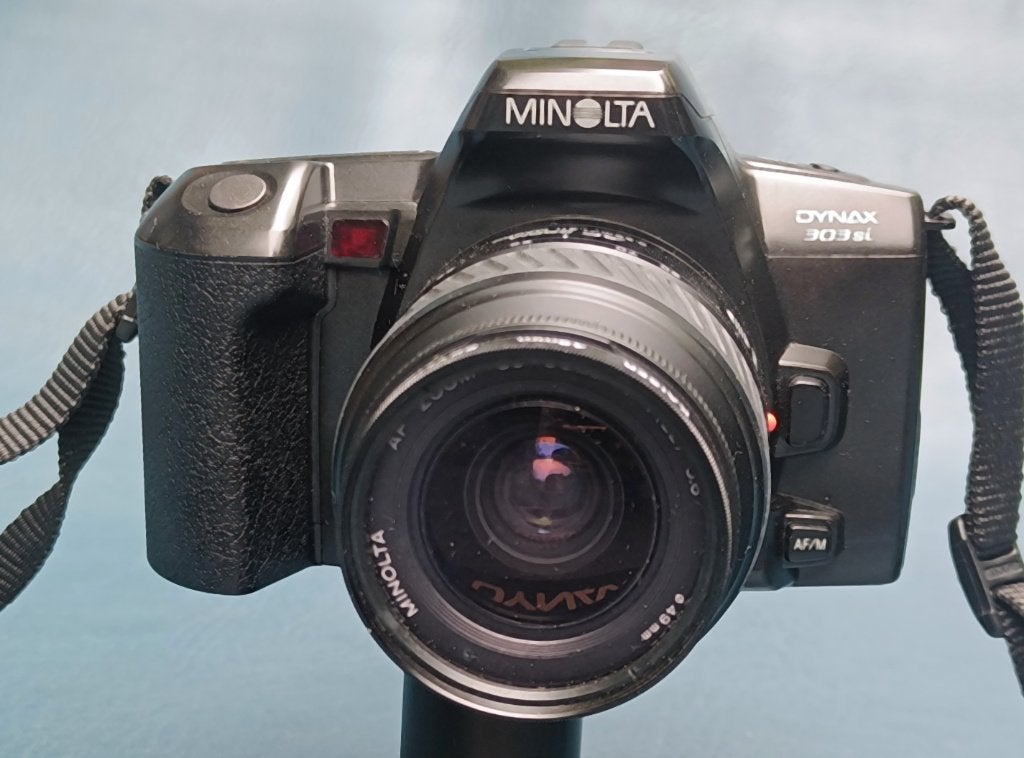 Minolta Dynax 303 si, Ophalen of Verzenden, Gebruikt, Spiegelreflex, Minolta