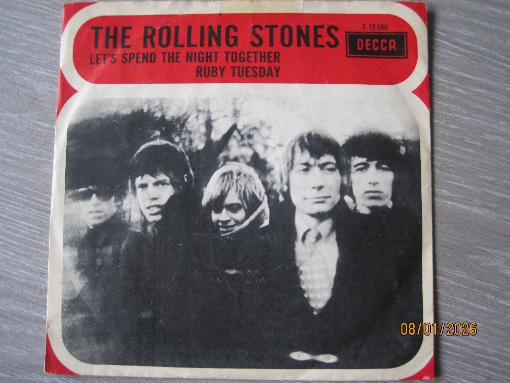 The Rolling Stones   -   Let's spend the night together, Gebruikt, Fotohoes, 7 inch, Ophalen of Verzenden