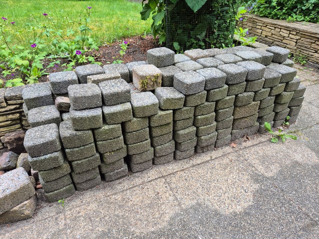 Vierkante stenen, Tuin en Terras, Tegels en Klinkers, Ophalen, Beton, Minder dan 5 m², Klinkers