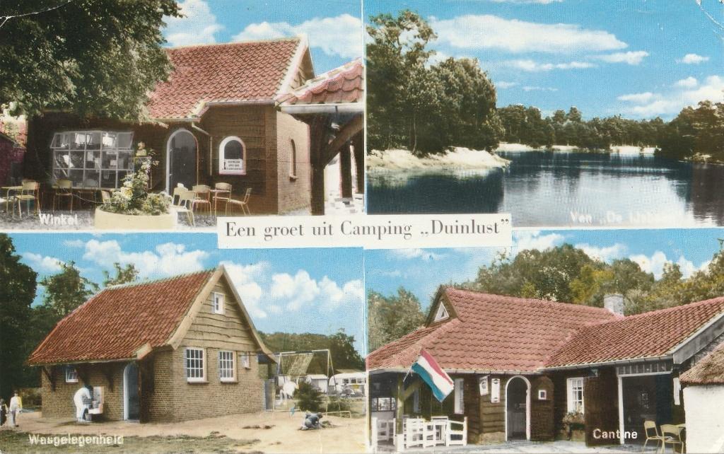 CAMPING DUINLUST KAATSHEUVEL UIT 1965 ZEER MOOI KAART KN349, Ophalen of Verzenden, 1960 tot 1980, Gelopen