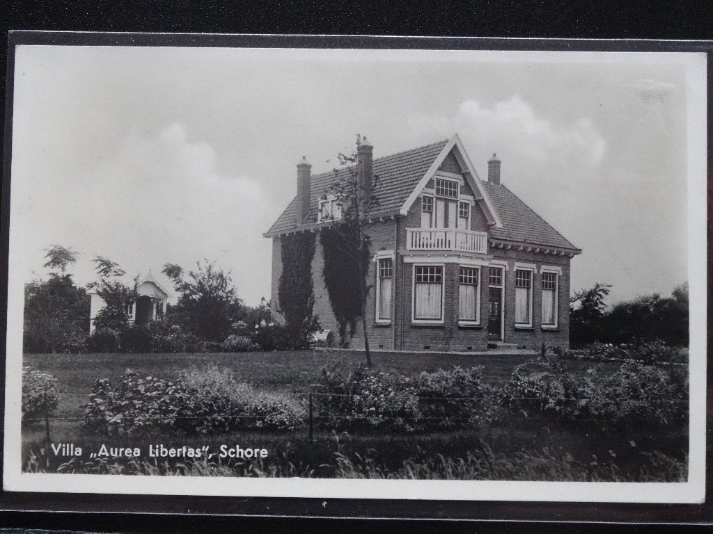 SCHORE  Villa Aurea Libertas, Verzenden, 1920 tot 1940, Ongelopen, Zeeland