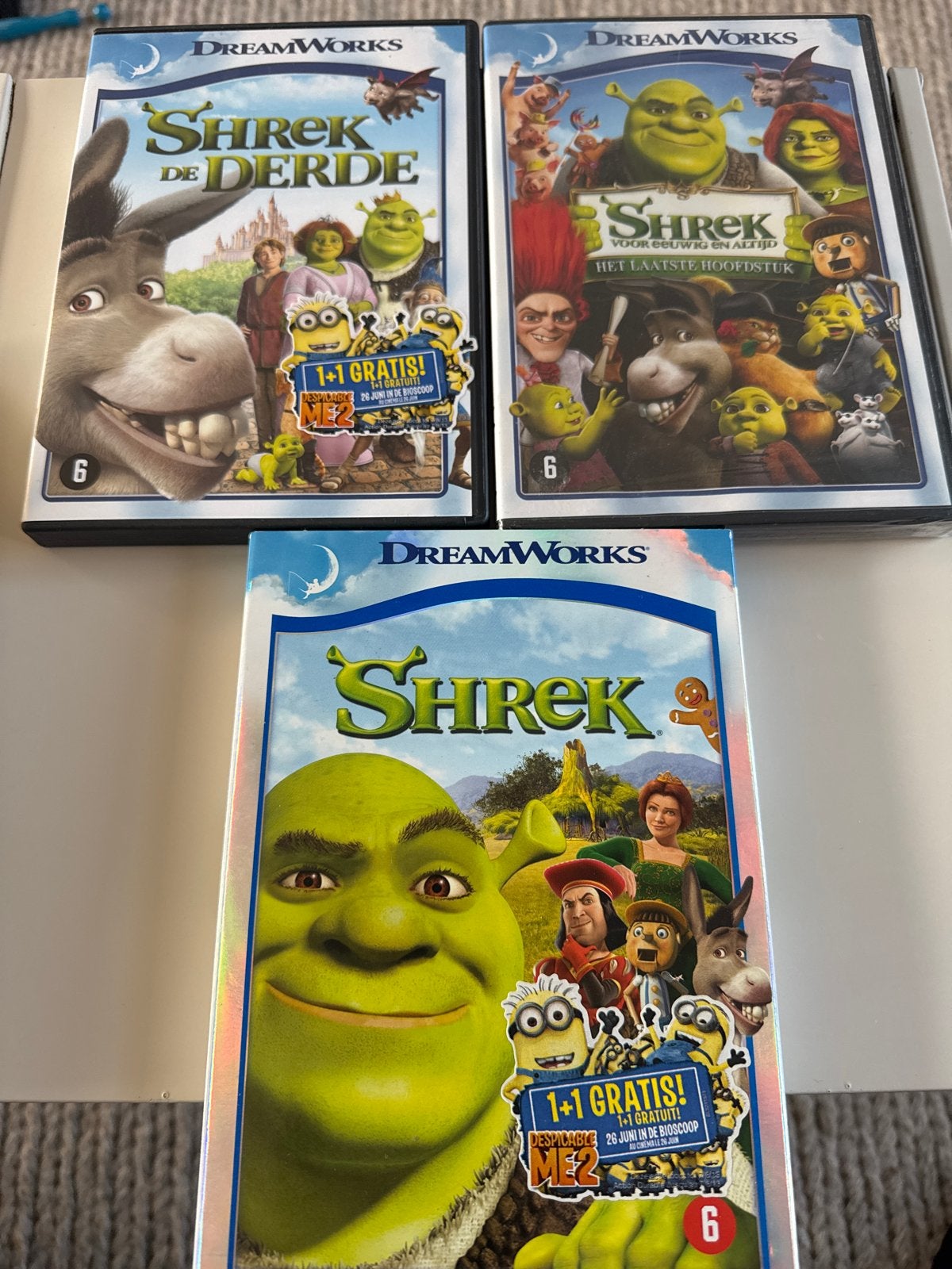 Shrek DVD De Derde, Het Laatste Hoofdstuk (nieuw) & Shrek, Animatie, Amerikaans, Zo goed als nieuw, Vanaf 6 jaar