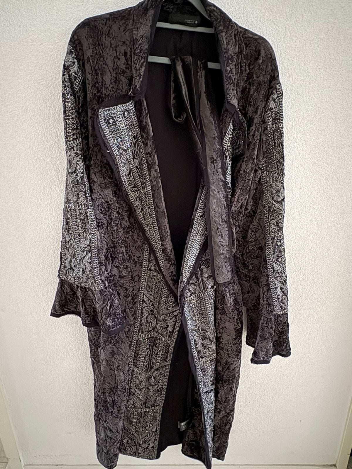Geborduurde fluwelen kimono - Zara Limited Edition, Kleding | Dames, Jassen | Zomer, Ophalen of Verzenden, Nieuw, Maat 46/48 (XL) of groter