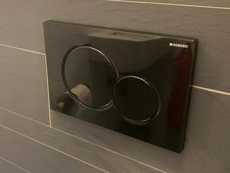 Geberit Sigma01 Bedieningsplaat Zwart Glans, Ophalen of Verzenden, Nieuw, Toilet