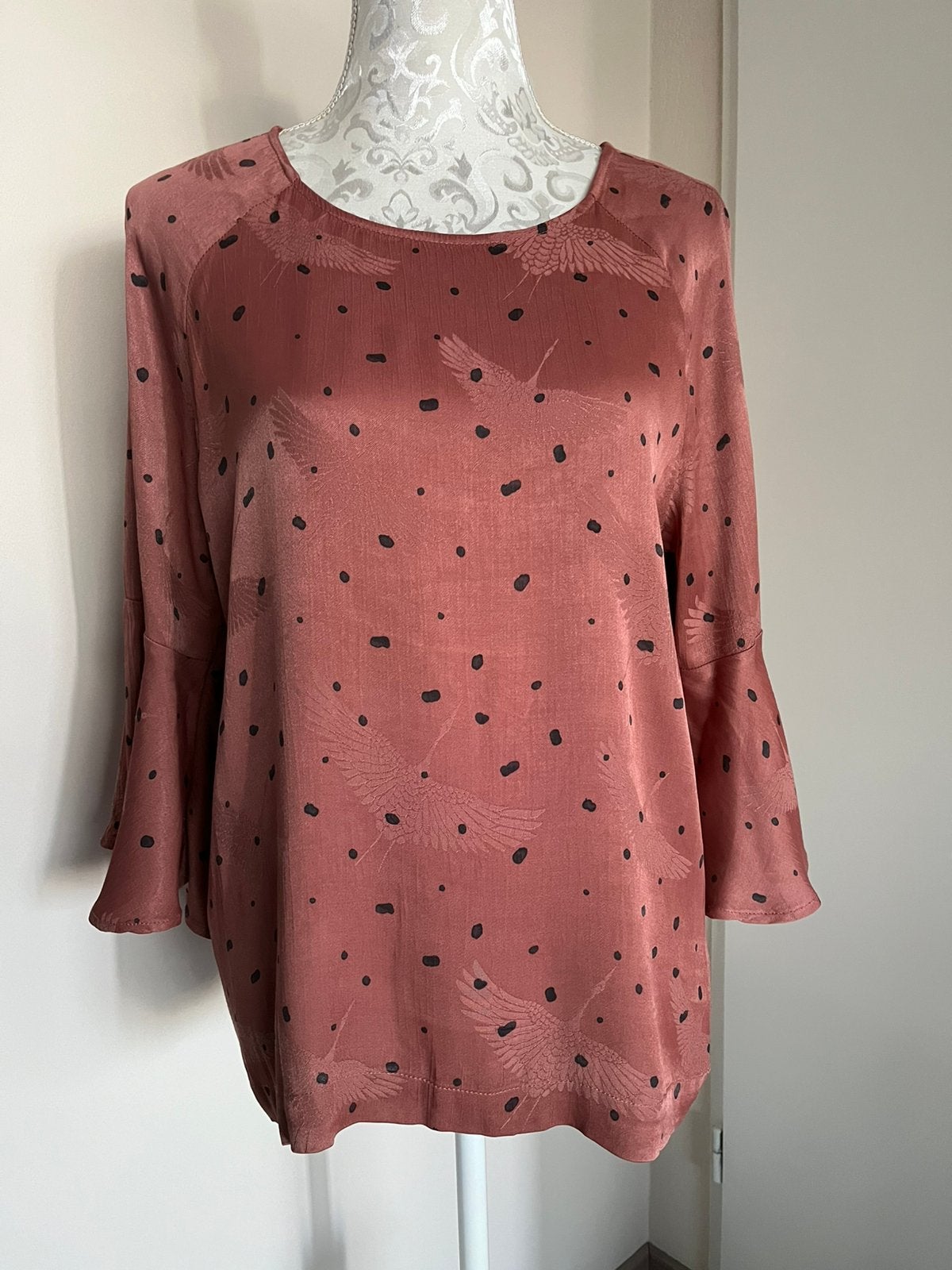 Mooie blouse / top (Yaya) maat 40, Ophalen of Verzenden, Zo goed als nieuw, Maat 38/40 (M), Bruin