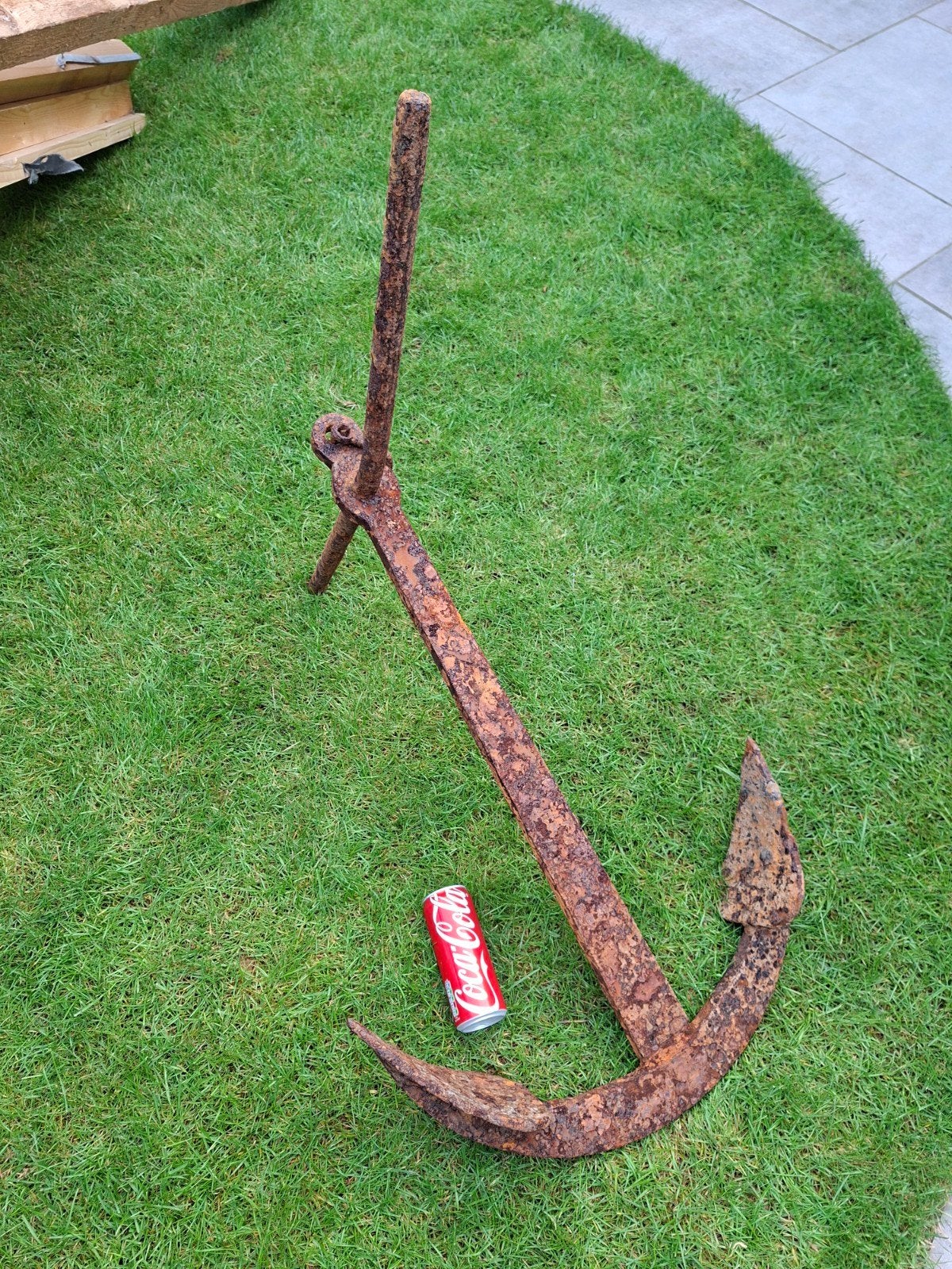Scheepsanker, Ophalen, Minder dan 10 m²
