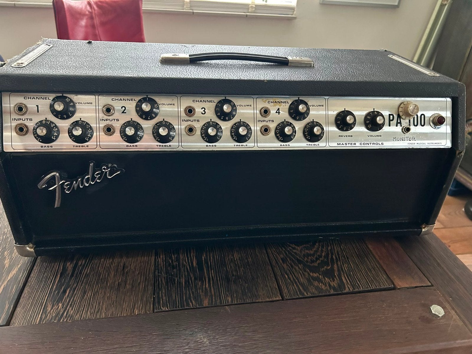 Fender PA 100 buizenversterker 
4 kanaals

In goede conditie, Muziek en Instrumenten, Ophalen of Verzenden, Gebruikt, 100 watt of meer