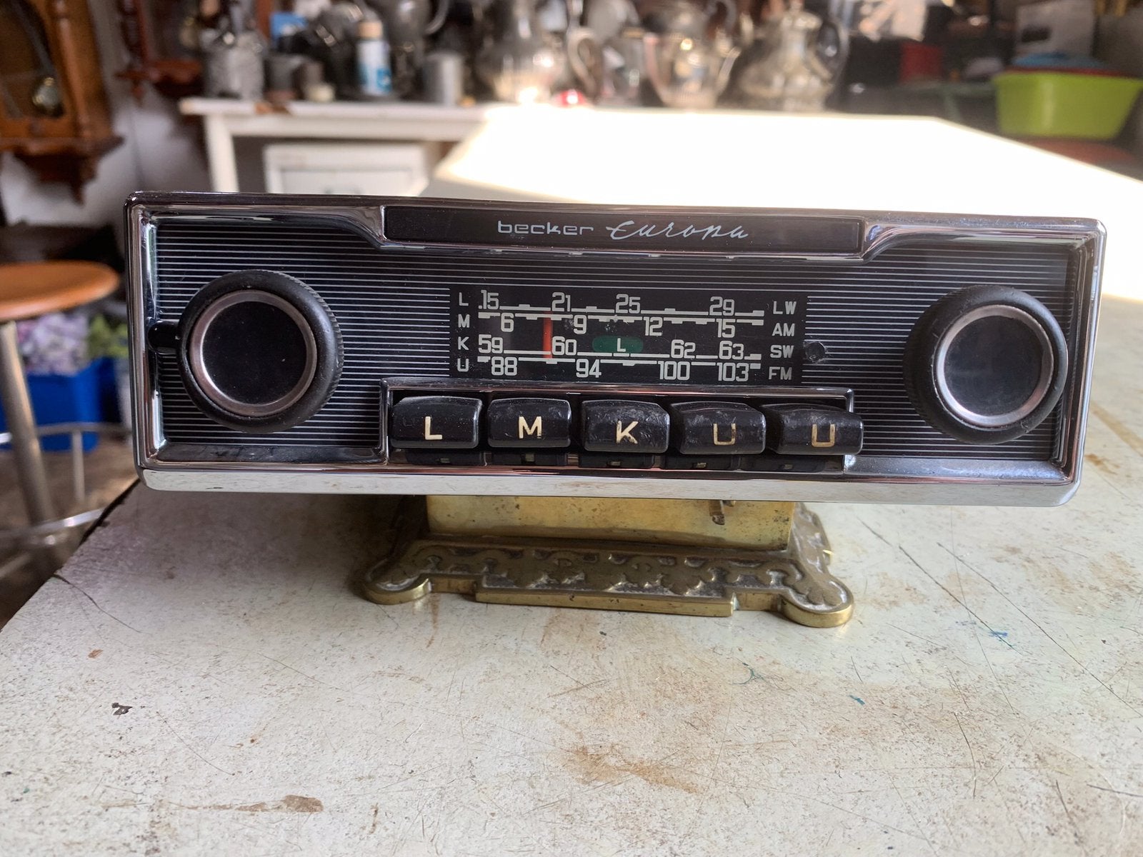 Becker Europa autoradio, Auto diversen, Ophalen of Verzenden, Zo goed als nieuw