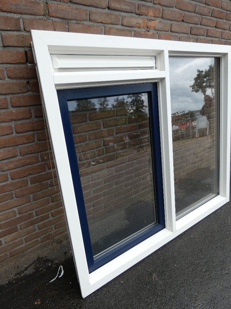Kunststof raamkozijnen (140 cm x 159 cm) HxB, Ophalen, Kunststof, Gebruikt, Raamkozijn